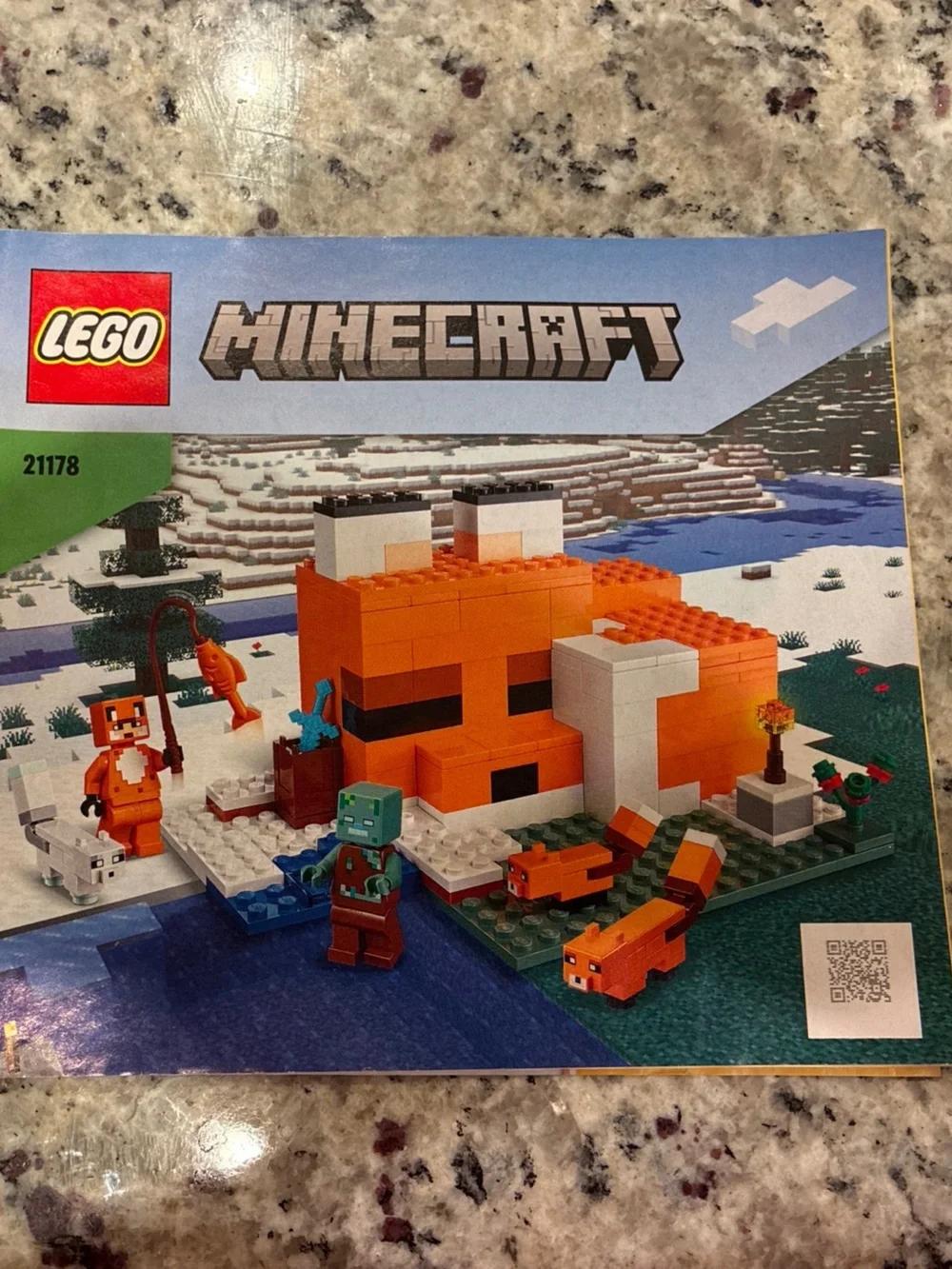 Lego #21178 The Fox Lodge Retired set no box 100% complete
